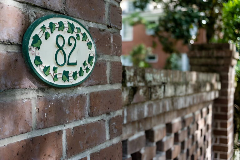 Personalise Your Home with Stylish House Number Plaques